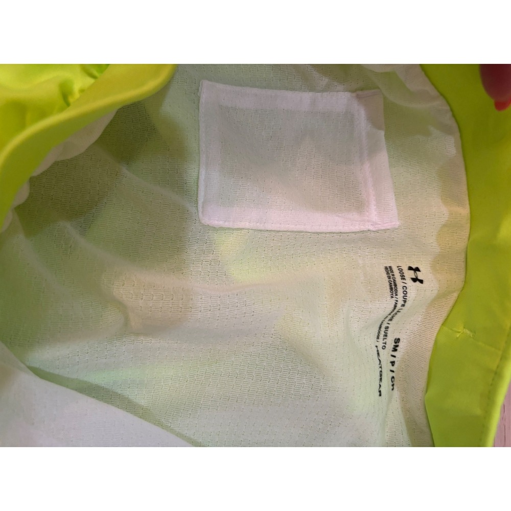 Under Armour Womens Fly-By 2.0 Running Shorts Neon Lime Yellow Small NWT - Picture 3 of 7